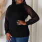 Round Neck Raglan Sleeve Blouse