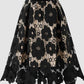 Floral Lace A-Line Skirt