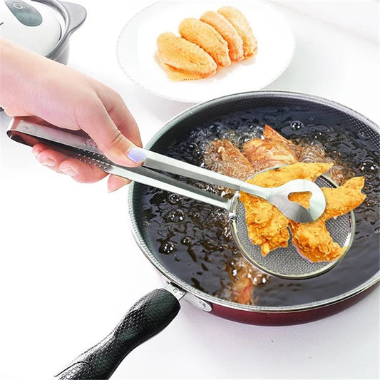 Kitchen Accessories Stainless Steel Fried Food  Oil Scoop