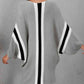 Ribbed Round Neck Long Sleeve Sweater Dress