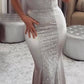 Sexy Halter Neck Backpack Hip Dress