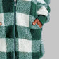 Plaid Zip-Up Hooded Jacket with Pockets
