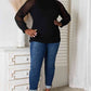 Round Neck Raglan Sleeve Blouse