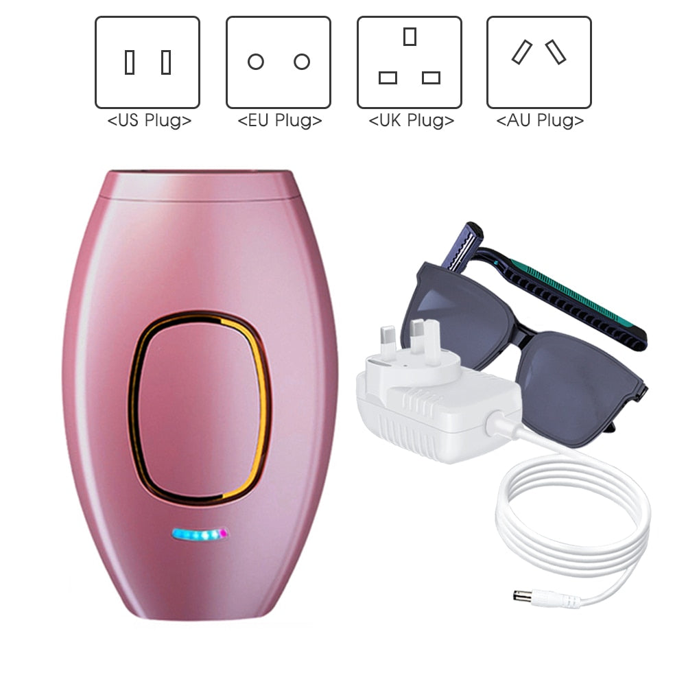 [ZS] Body Bikini IPL 500,000 Flash Depilator Pulses Permanent Laser Epilator Painless For Women Hair Removal