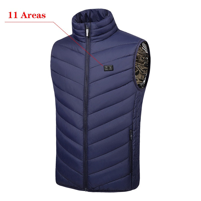 17 Places Heated Winter Heating Jacket