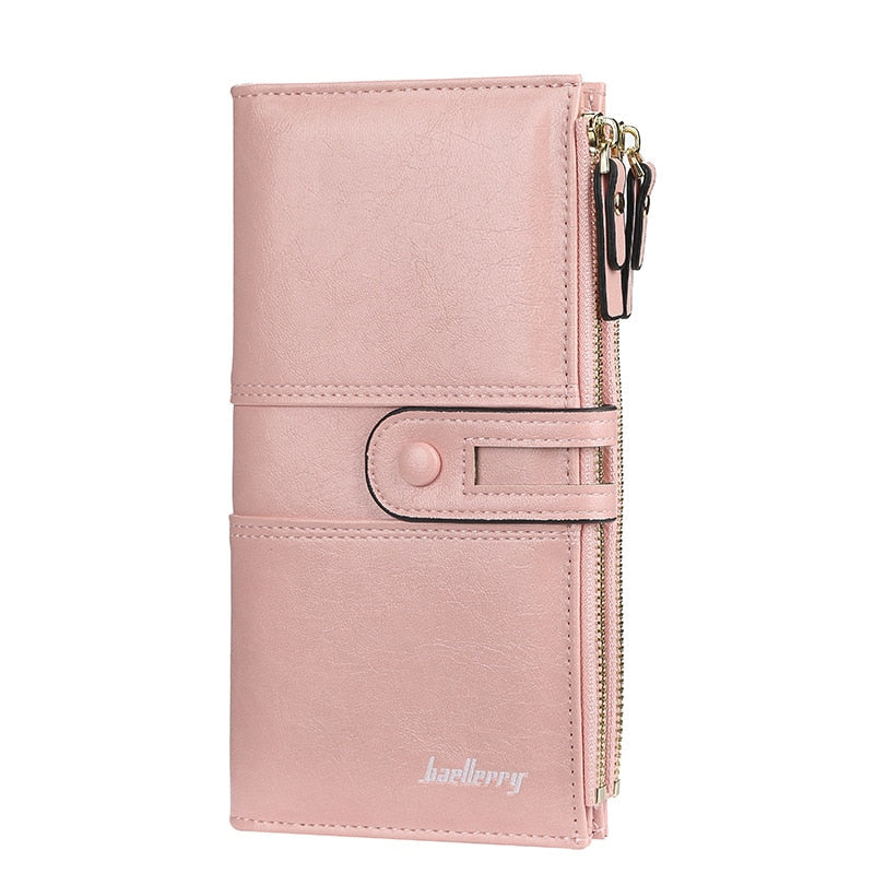Name Engrave Leather Wallet For Women