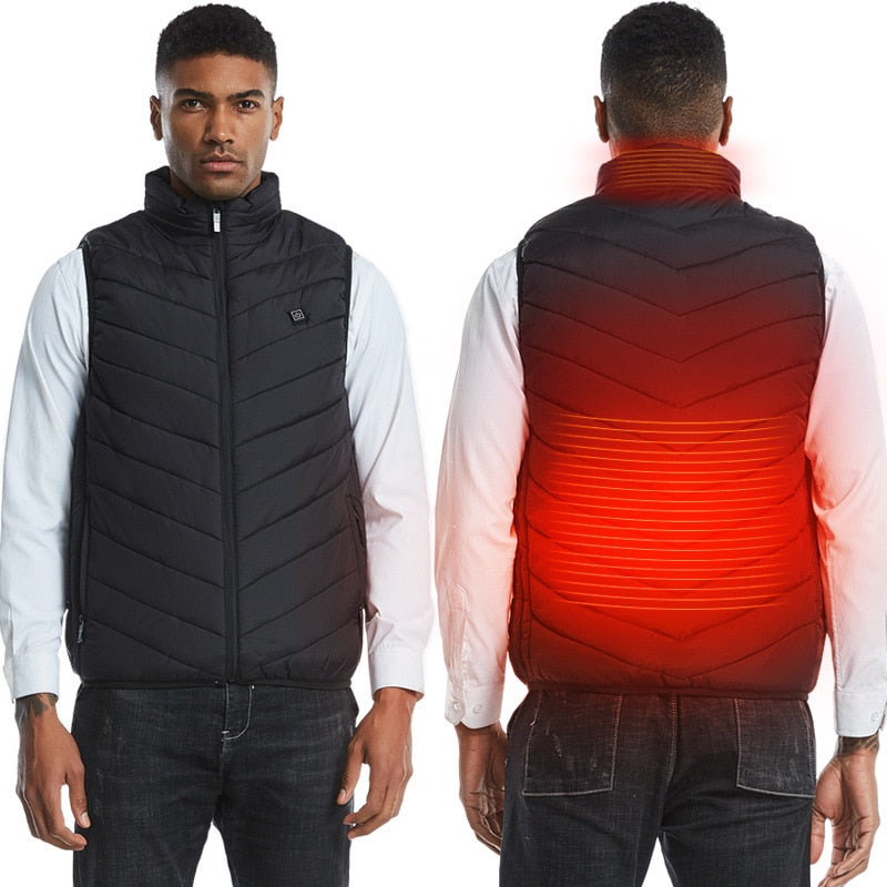 17 Places Heated Winter Heating Jacket