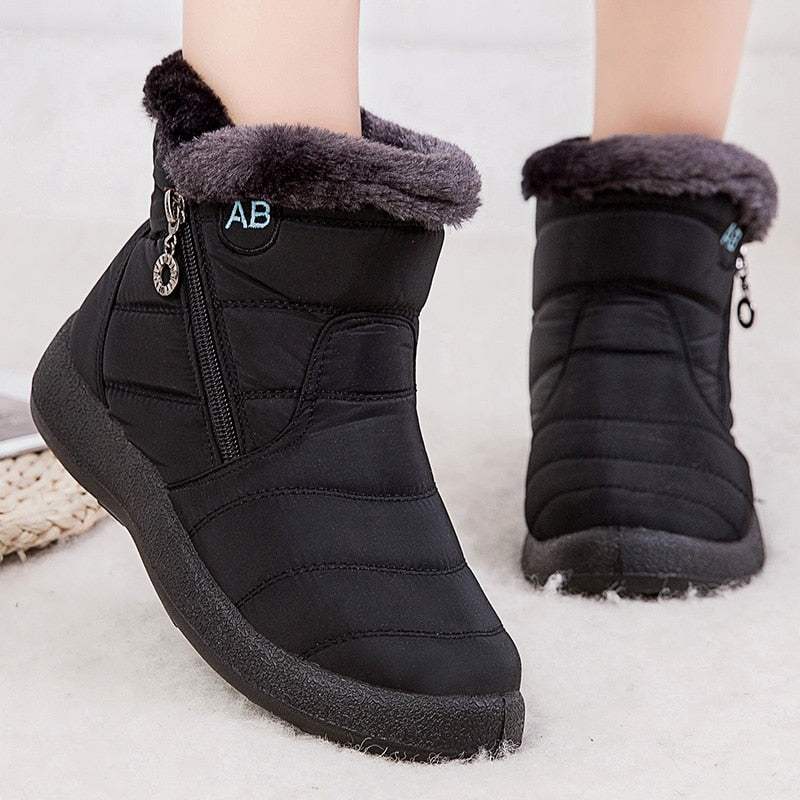 Women Waterproof Snow Boots