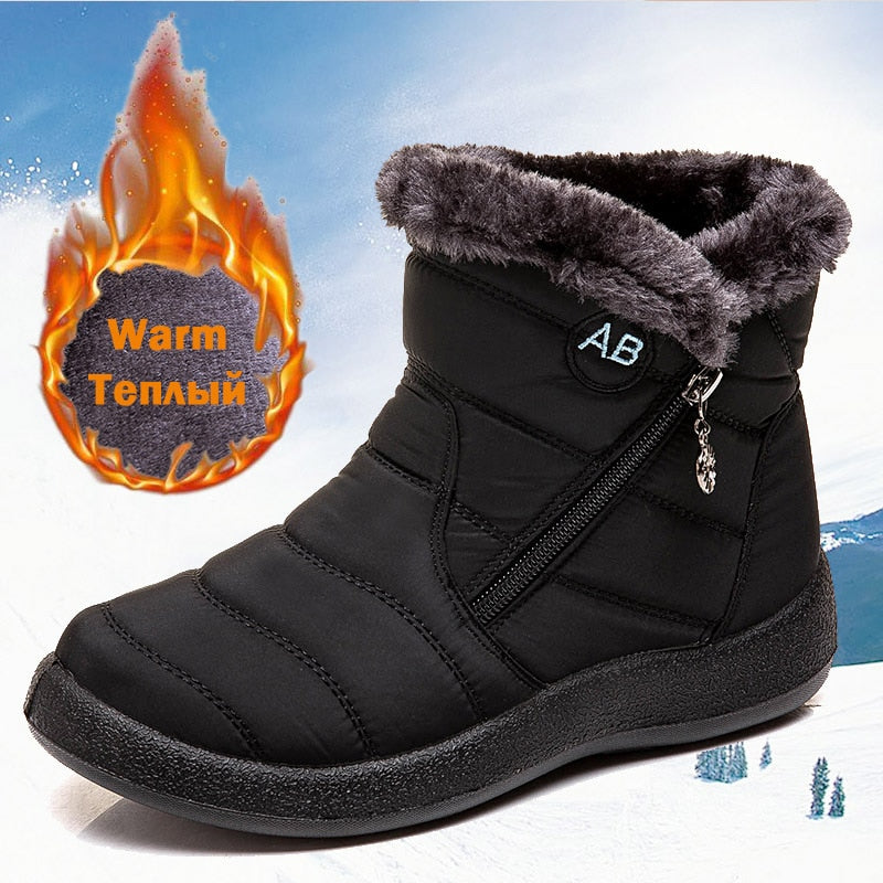 Women Waterproof Snow Boots