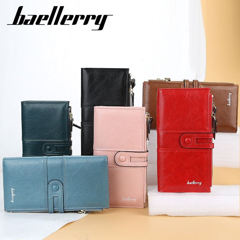 Name Engrave Leather Wallet For Women