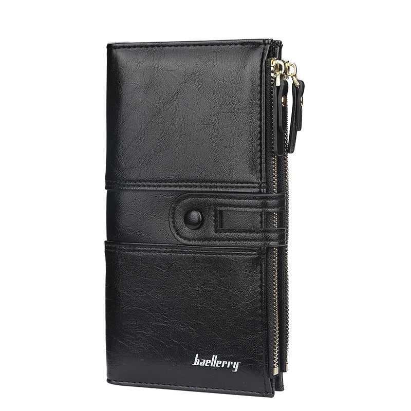 Name Engrave Leather Wallet For Women
