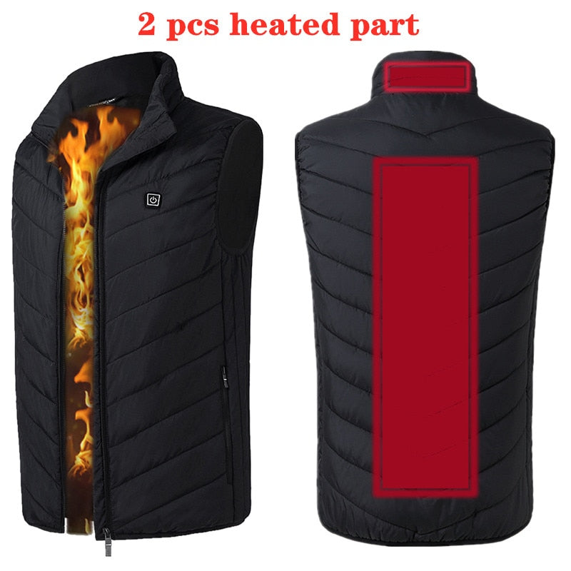 17 Places Heated Winter Heating Jacket