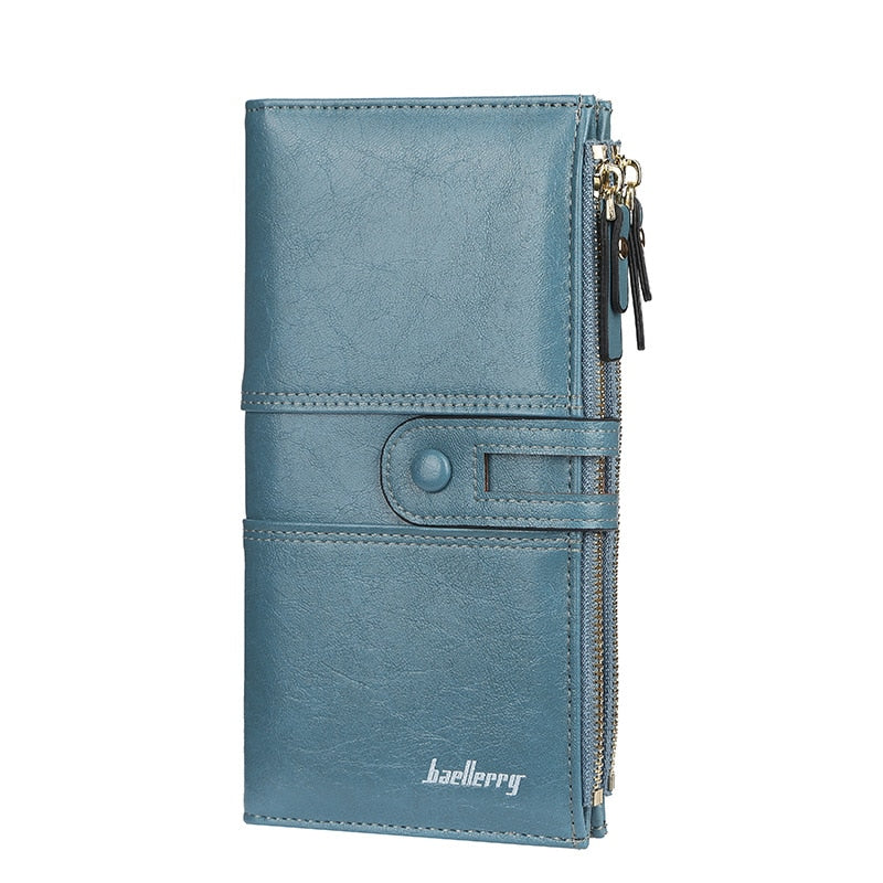 Name Engrave Leather Wallet For Women