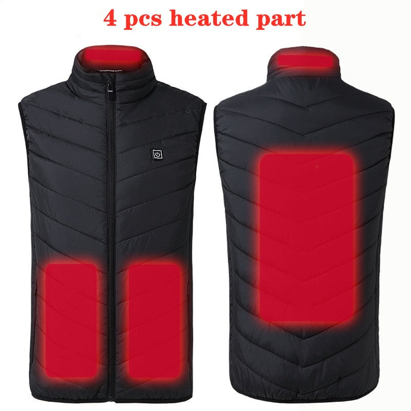 17 Places Heated Winter Heating Jacket