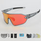 COMAXSUN Professional Polarized Cycling Sunglasses UV 400 With 5 Lens TR90 2 Style
