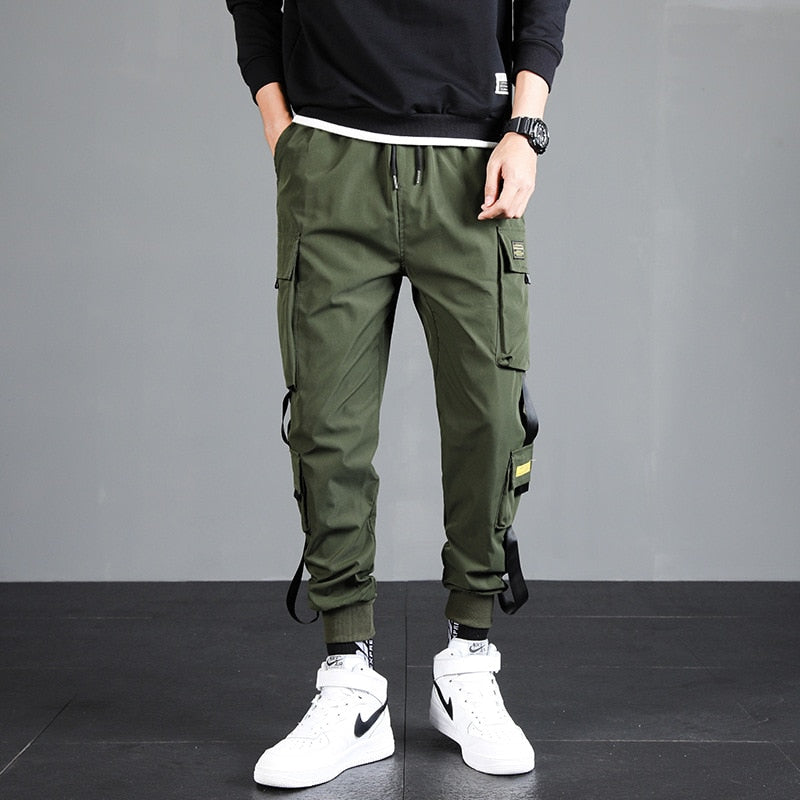 Thin Design Men Military Cargo Pants