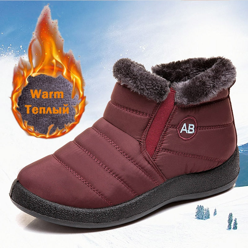 Women Waterproof Snow Boots