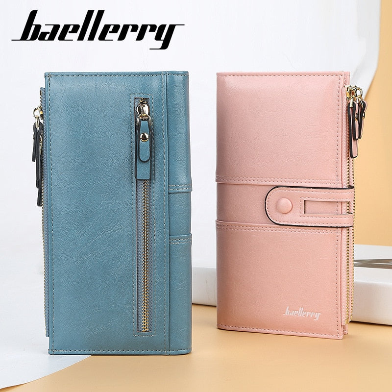 Name Engrave Leather Wallet For Women