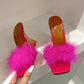 Transparent Heels Slippers