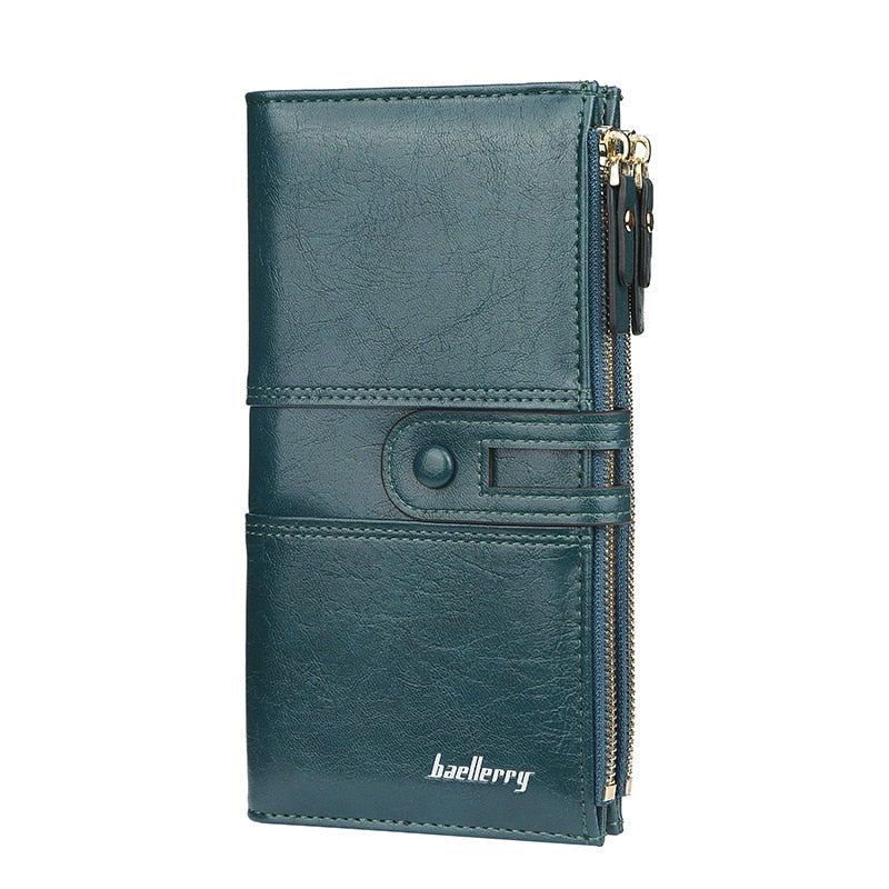 Name Engrave Leather Wallet For Women