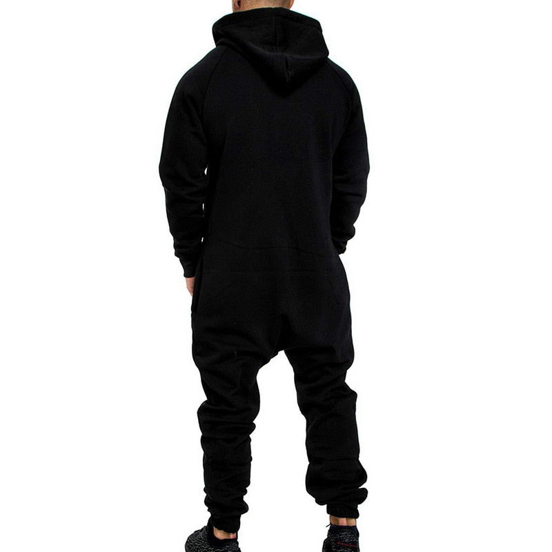 Men's Hooded camouflage Jumpsuit