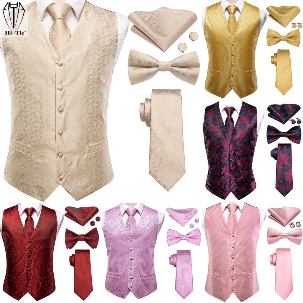 Hi-Tie Brand Silk Men's Vests