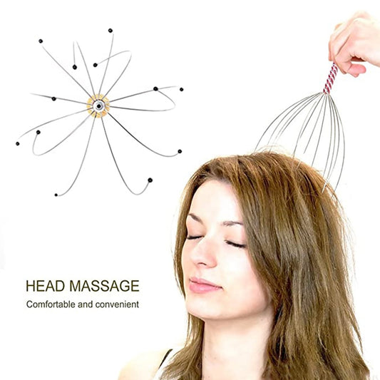 Head Massager Neck  Massage y Spa Promote Blood Circulation Eliminate Muscle Tension