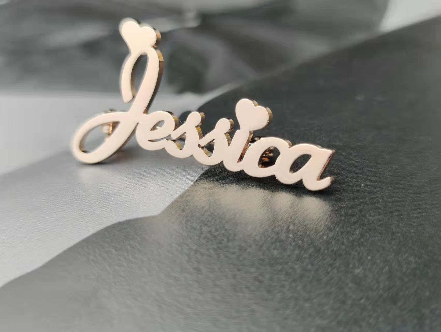 Customizable Brooch Jewelry made with  Stainless Steel