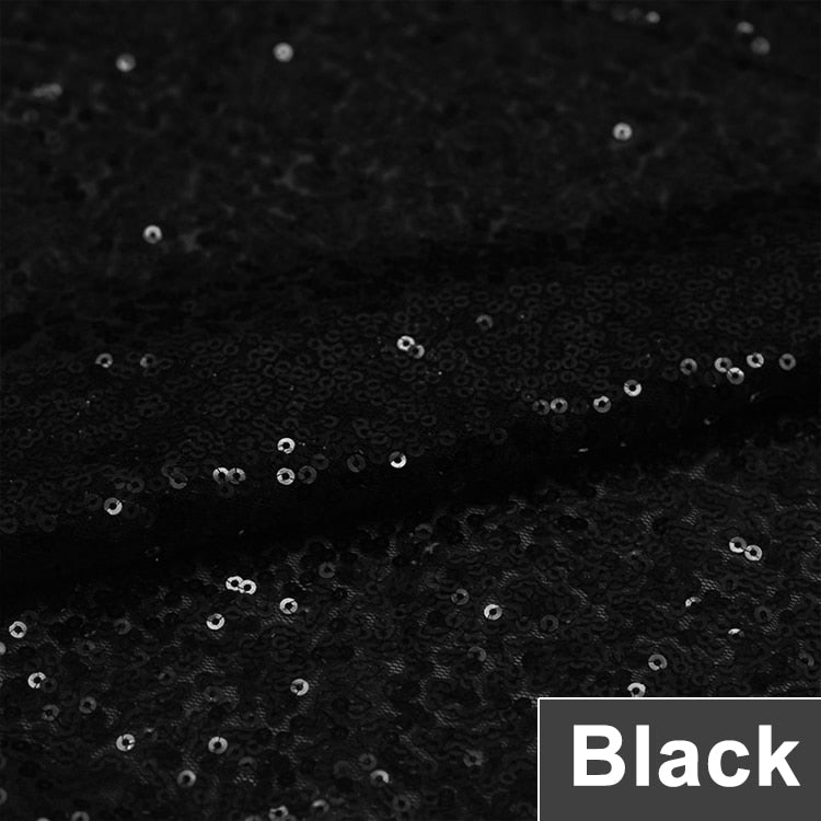 3MM Sequin Fabric Dense Mesh Chaotic Piece Wedding Decoration  Clothing Fabric Dress Tablecloth 130X50CM