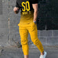 Trousers Tracksuit 2 Piece Set Casual Street Clothes