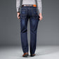 autumn spring fitted denim jeans classic style
