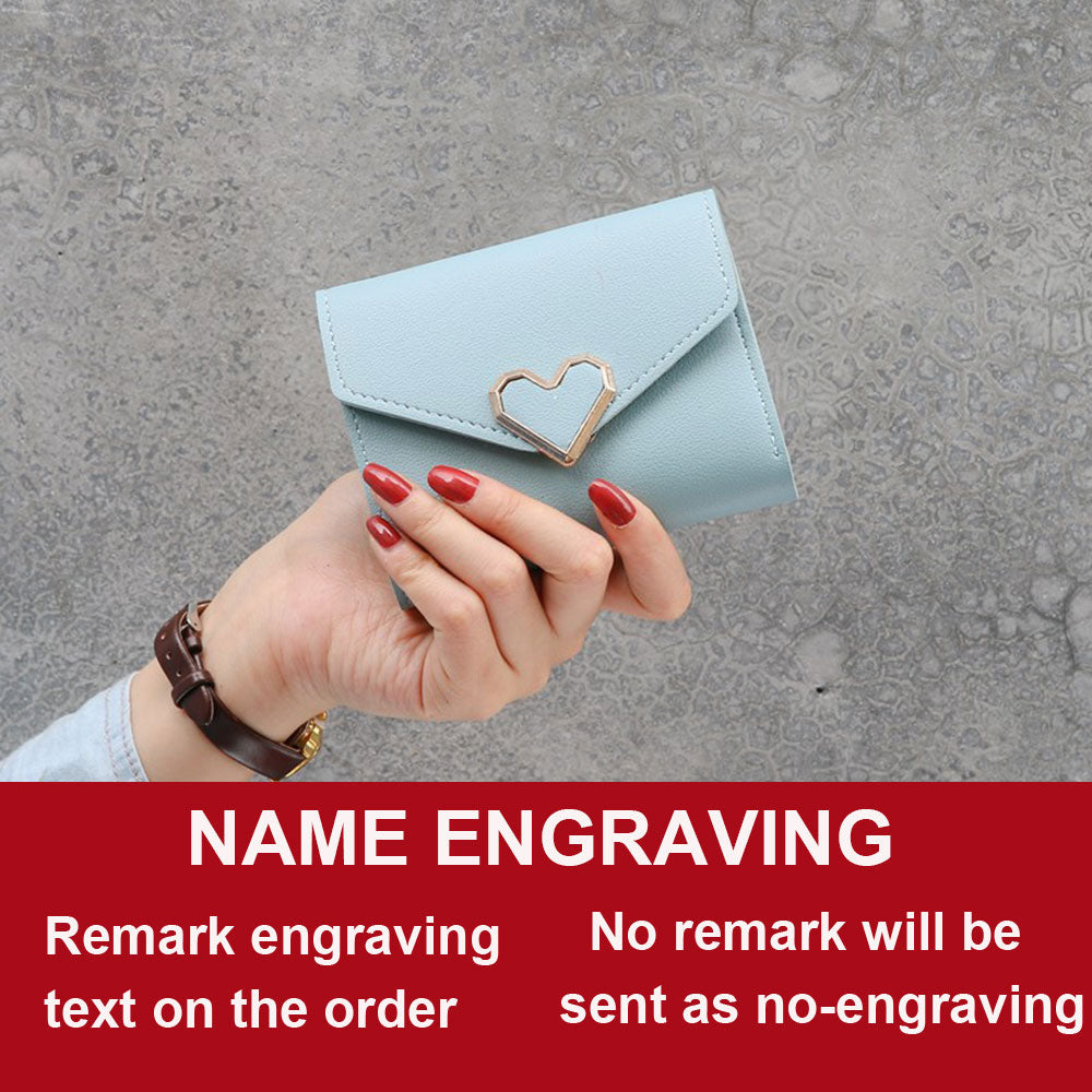 Free Name Engraving Cute Small Women Wallet