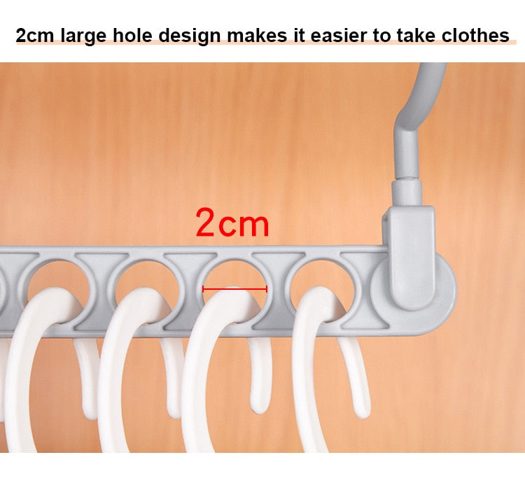 Nine-Hole Multi-Functional Hanger