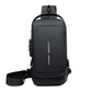 Anti-theft Waterproof Crossbody Bag with Multifunction USB Charging