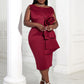 Women Burgundy Sleeveless Robes