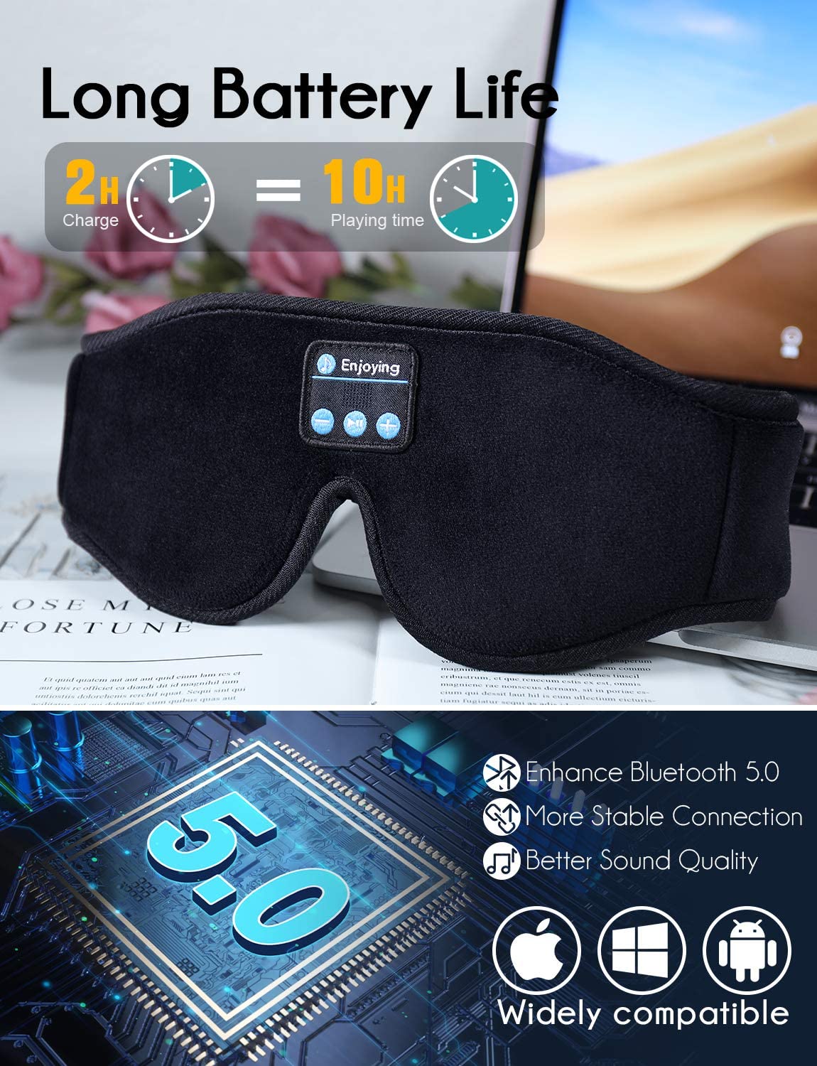 Bluetooth Sleep Eye Mask