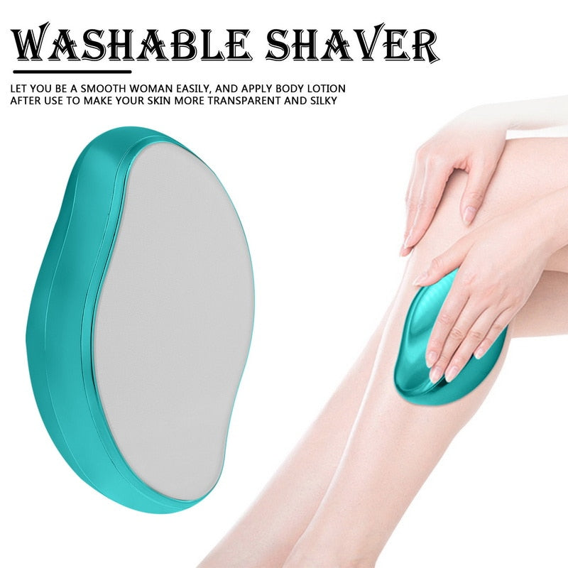 Hair Removal Eraser Glass Hair Remover Painless Epilator Easy Cleaning Reusable Body Care Depilation Tools