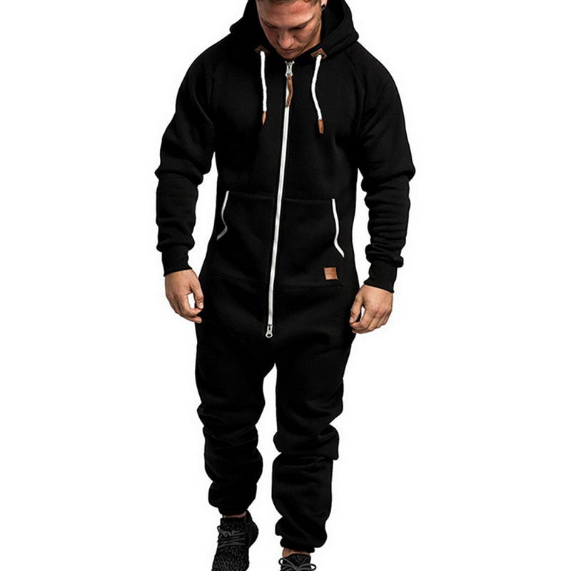 Men's Hooded camouflage Jumpsuit