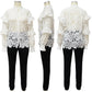 Women Elegant Lace See Though
