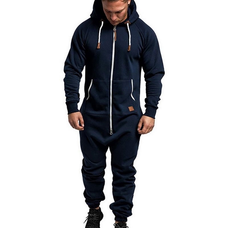 Men's Hooded camouflage Jumpsuit