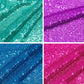 3MM Sequin Fabric Dense Mesh Chaotic Piece Wedding Decoration  Clothing Fabric Dress Tablecloth 130X50CM