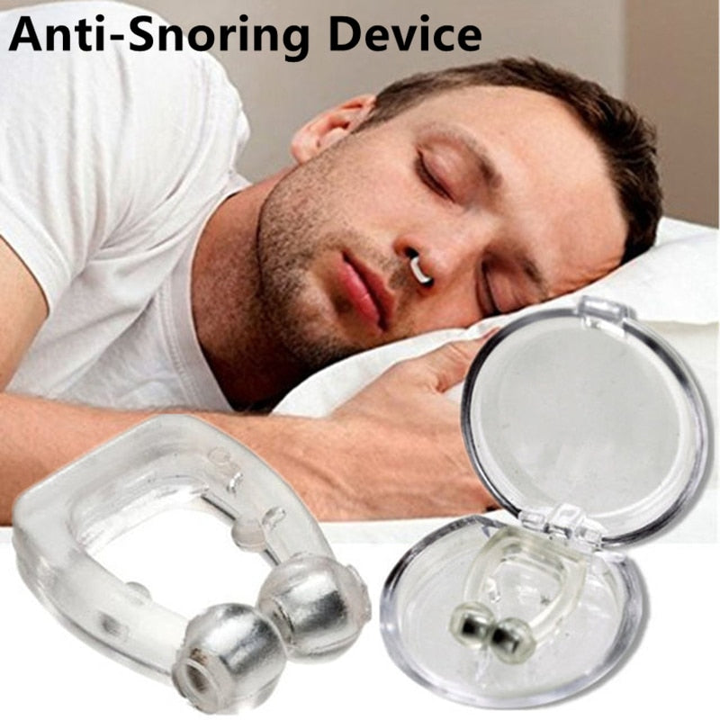 Magnetic Anti Snore Device Stop Snoring Nose Clip Easy Breathe