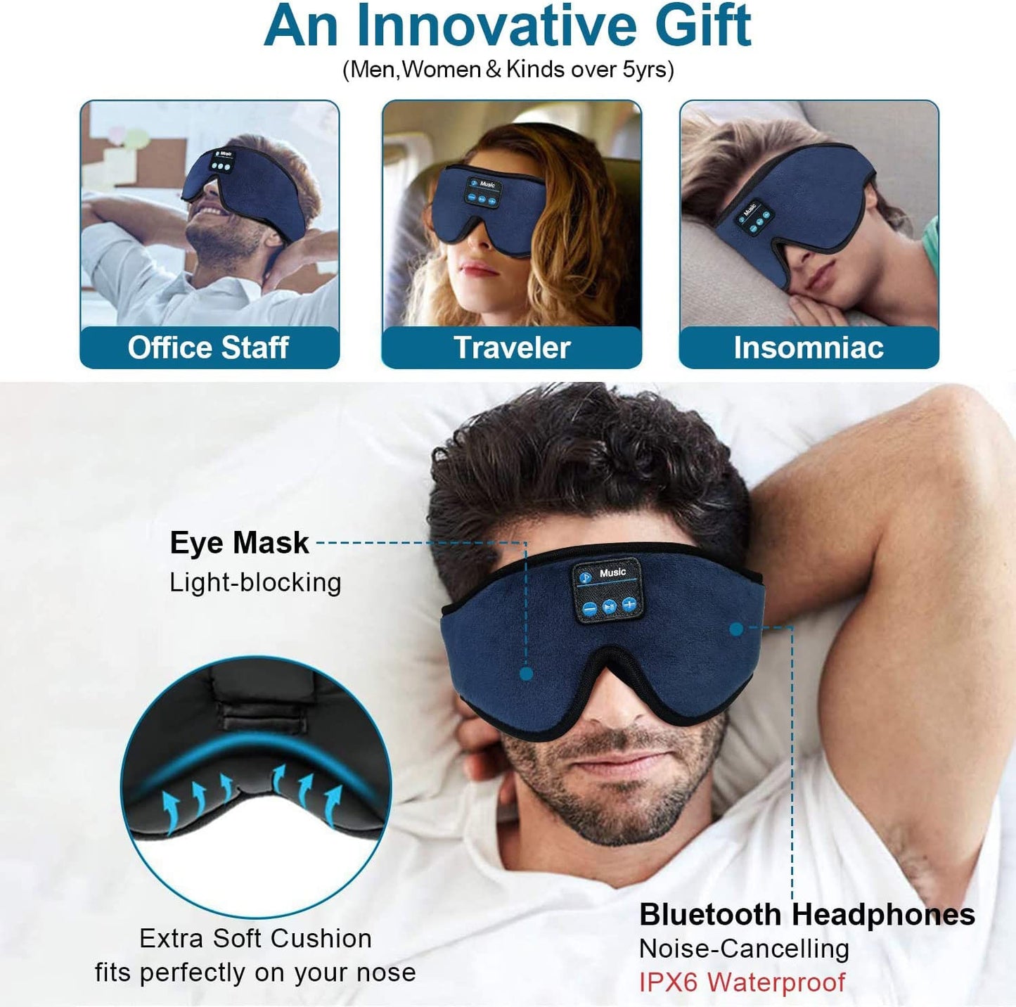 Bluetooth Sleep Eye Mask