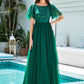 Leaf Maxi Prom Dress