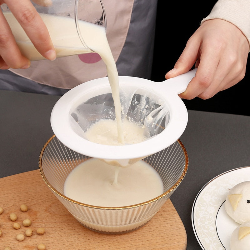 Hand-held High Density Soy Milk Coffee Yogurt Filter