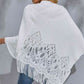 Round Neck Fringe Detail Poncho
