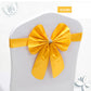 Hotel Wedding Elastic Chair Cover Bow
