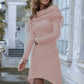 Drawstring Ruched Long Sleeve Dress